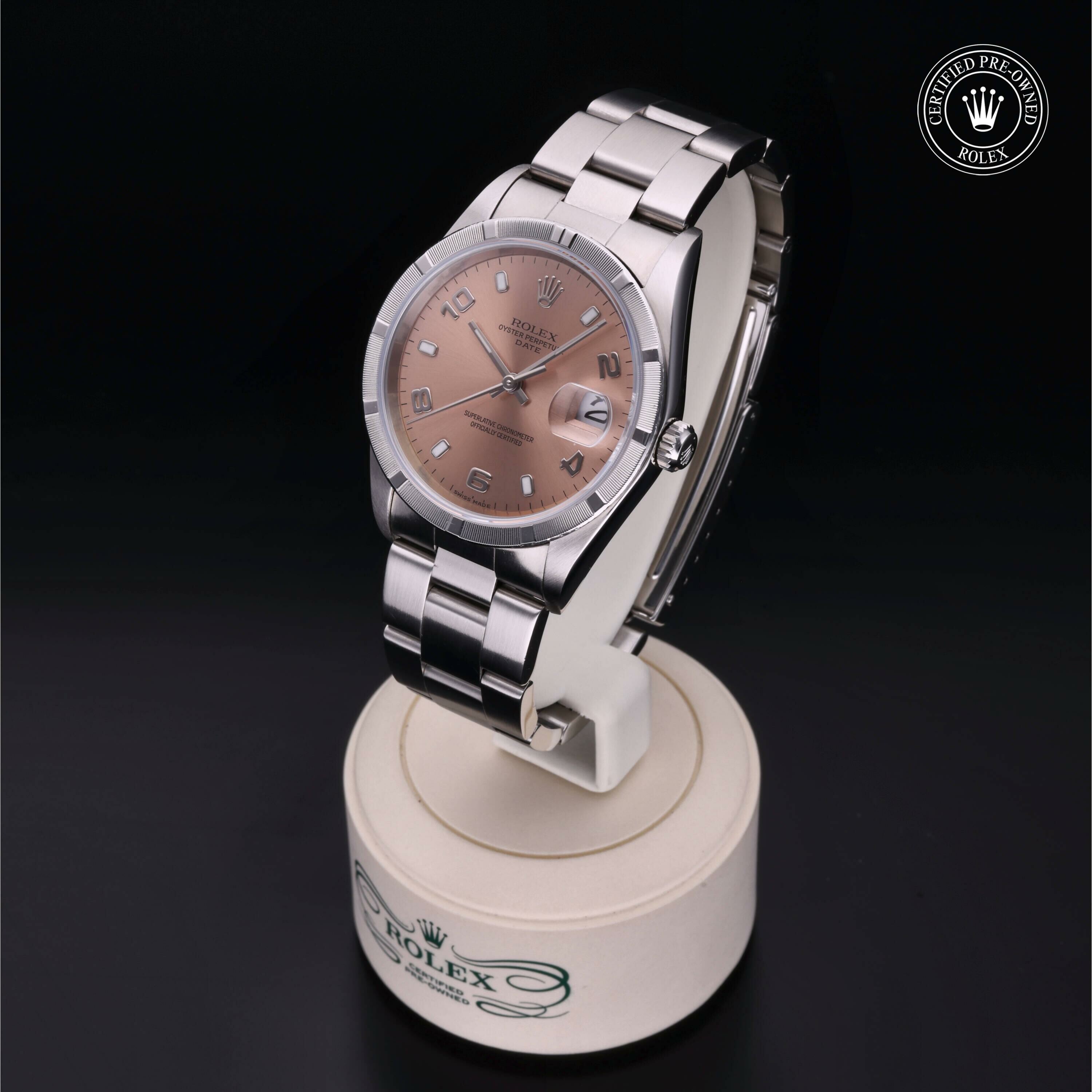 Rolex Oyster Perpetual Date 34 en Acier M15210-0009 chez Frojo - vue 4