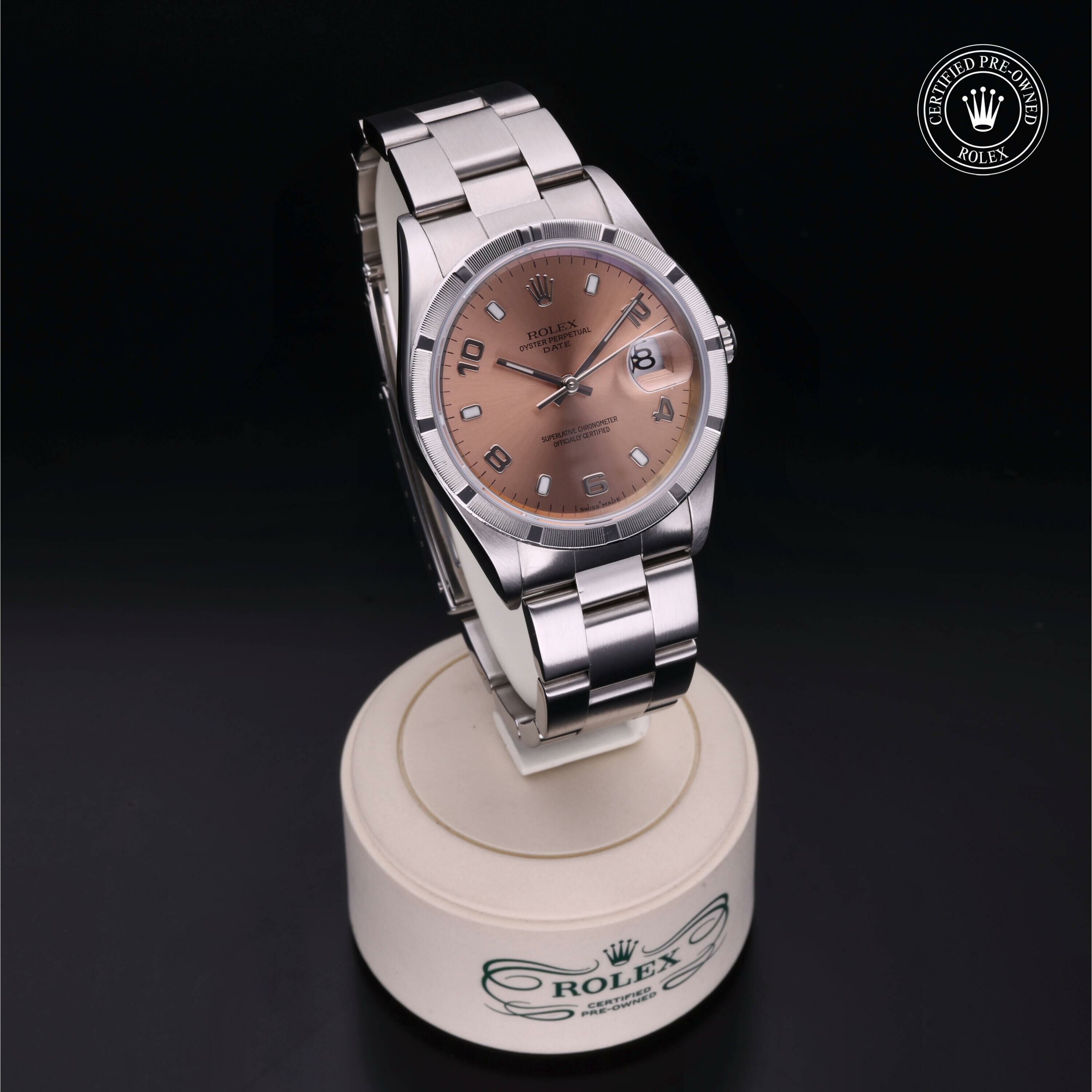 Rolex Oyster Perpetual Date 34 en Acier M15210-0009 chez Frojo - vue 34
