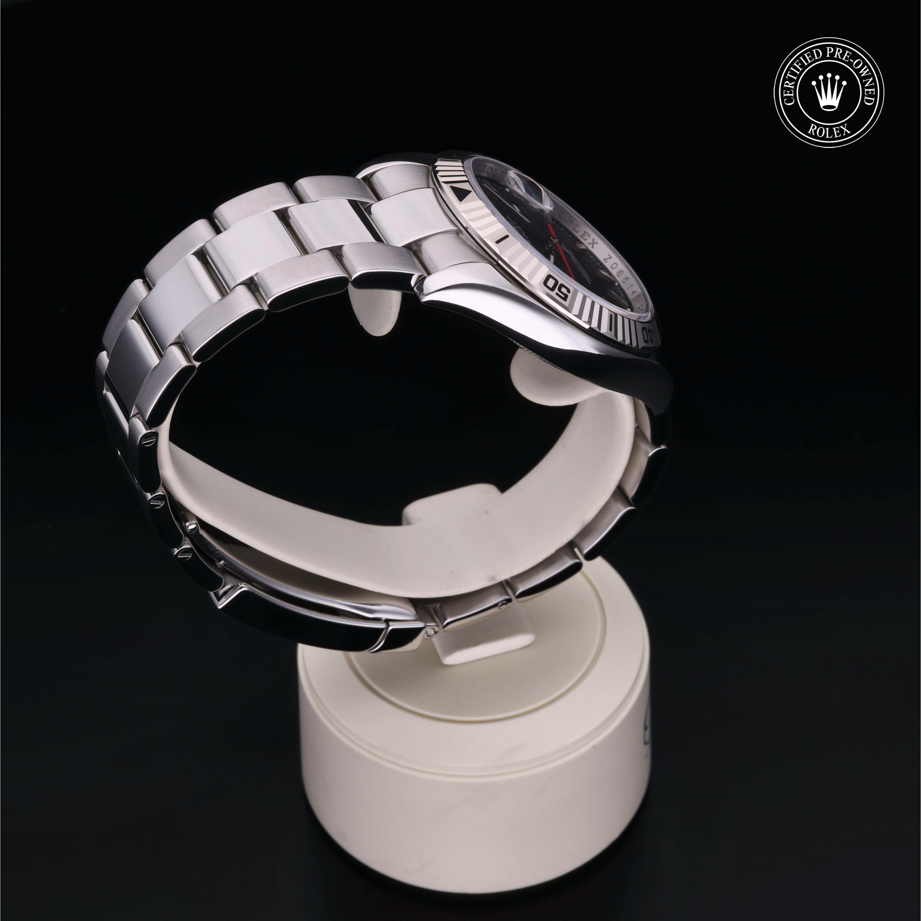 Rolex Datejust Turn-O-Graph en acier Oystersteel et or gris M116264-0011 chez Frojo - vue 25