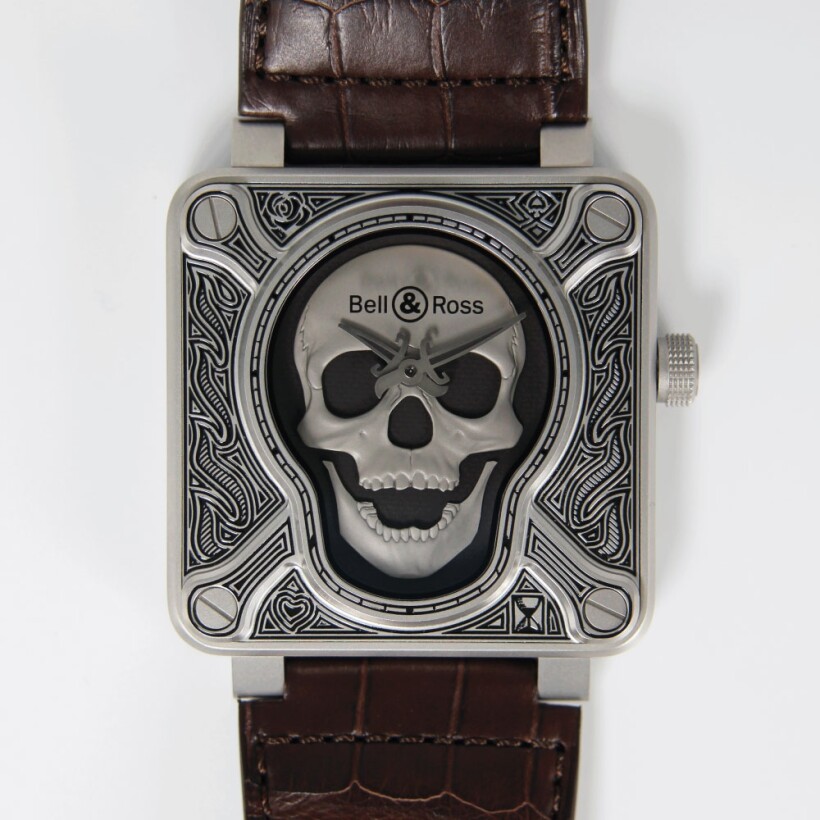 Montre Bell & Ross BR 01 BURNING SKULL