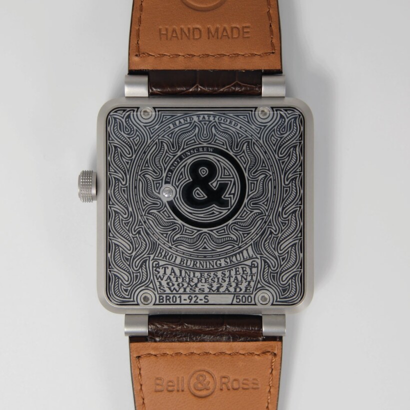 Montre Bell & Ross BR 01 BURNING SKULL