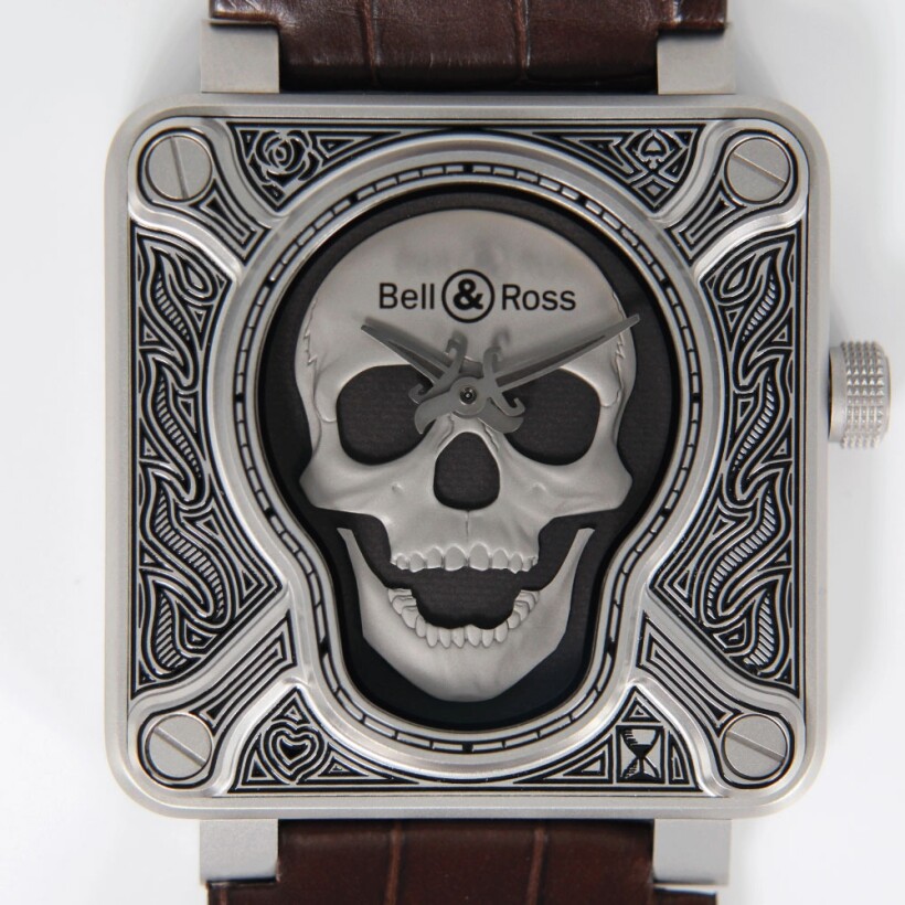 Montre Bell & Ross BR 01 BURNING SKULL