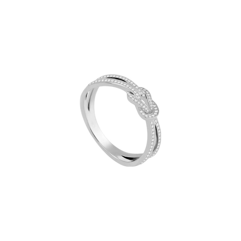 Bague FRED Chance Infinie en or blanc et diamants