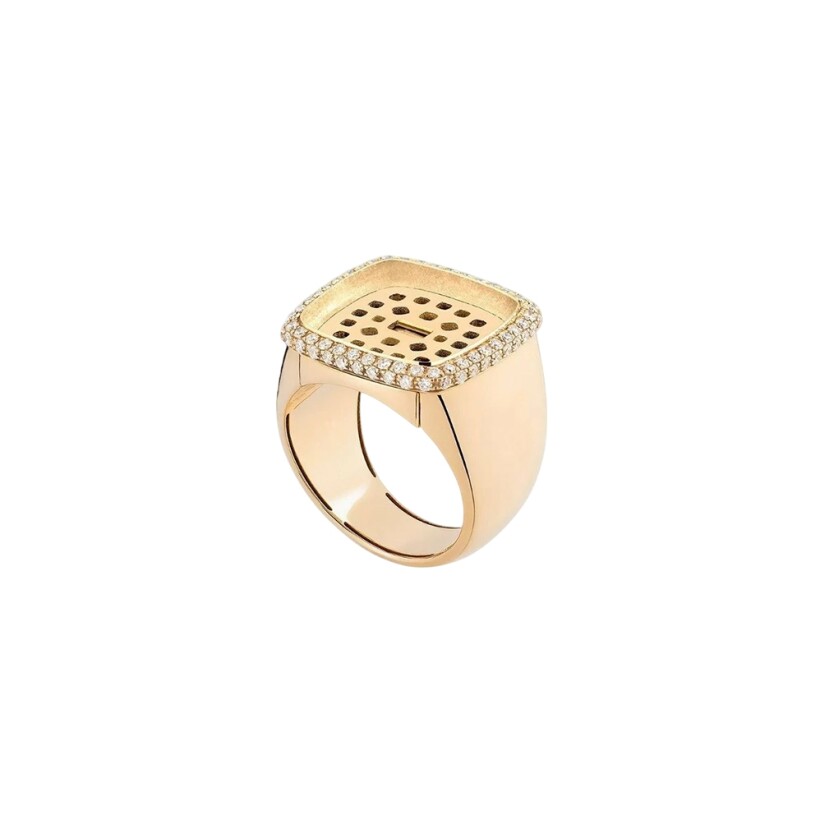 Monture de bague FRED Pain de sucre en Or jaune et Diamant