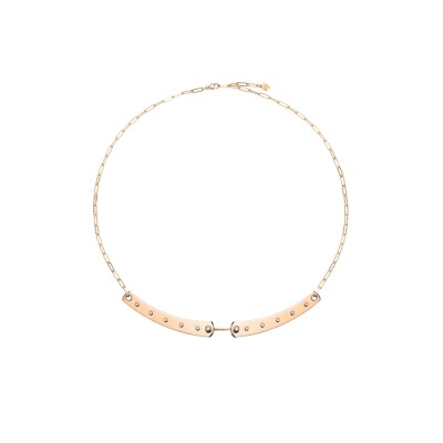 Collier Nouvel Héritage Mood Brunch in NY en or rose et diamants