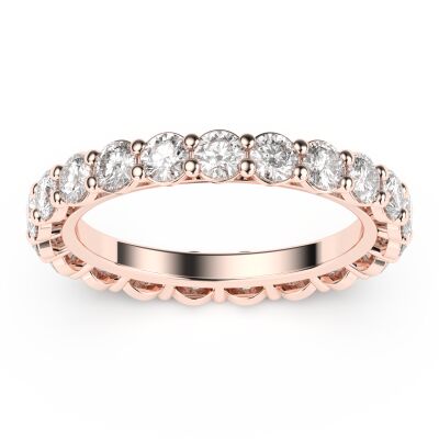 Alliance Frojo Tour complet or rose diamants