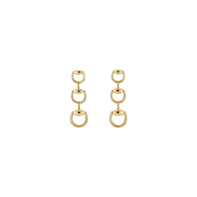 Pendants d’oreilles Gucci Horsebit en or jaune
