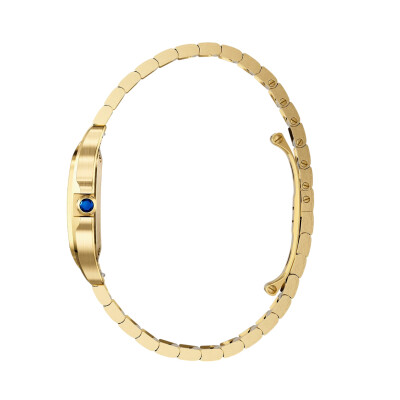 Montre Santos de Cartier, Petit Modèle, quartz, or jaune