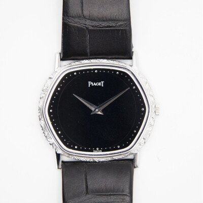 Montre Piaget extra-plate or blanc