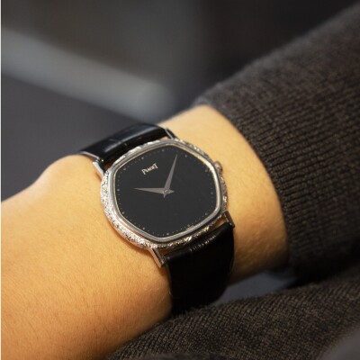 Montre Piaget extra-plate or blanc