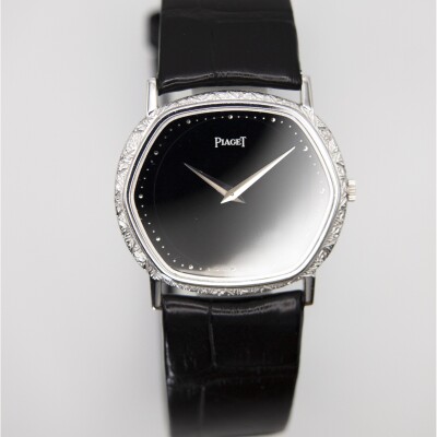 Montre Piaget extra-plate or blanc
