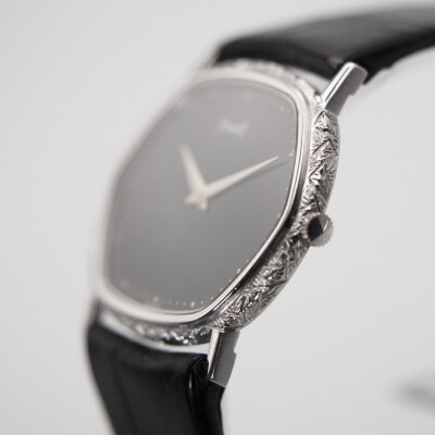 Montre Piaget extra-plate or blanc