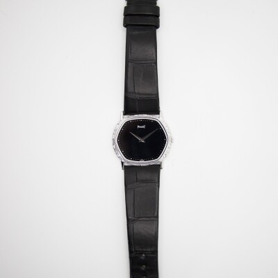 Montre Piaget extra-plate or blanc