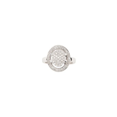 Bague Interchangeable Poiray Ma Préférence anneau fin or blanc
