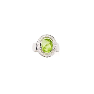Bague Interchangeable Poiray Ma Préférence anneau large en or blanc