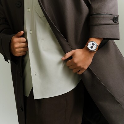Montre Hermès Arceau Chronographe, 42 mm