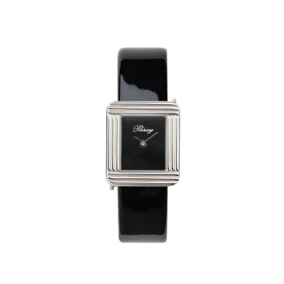 Montre Poiray Ma Première acier cadran laque noire 41526