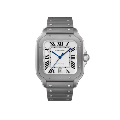 Montre Santos de Cartier grand modèle, mouvement automatique, titane
