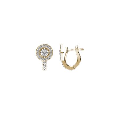 Boucles d'oreilles Frojo en or jaune et diamants
