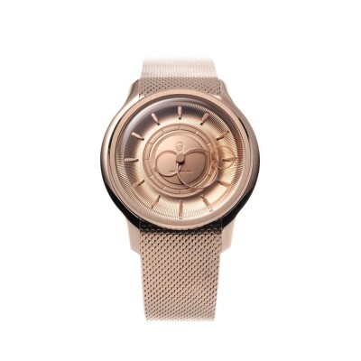 Montre Beaubleu La Pièce n°2 - Or Rose automatique cadran or rose bracelet en acier 39 mm