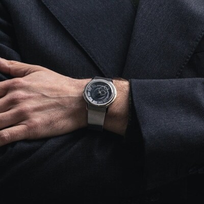 Montre Beaubleu La Pièce n°2 - Noir automatique cadran noir bracelet en cuir 39 mm
