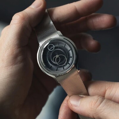 Montre Beaubleu La Pièce n°2 - Noir automatique cadran noir bracelet en acier 39 mm
