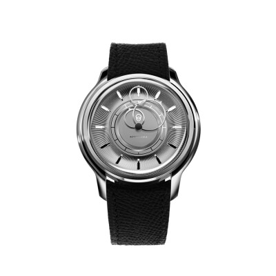 Montre Beaubleu La Pièce n°2 - Argent automatique cadran argent bracelet en cuir 39 mm
