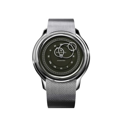 Montre Beaubleu La Pièce n°1 - Vert Olive automatique cadran vert bracelet en acier 39 mm