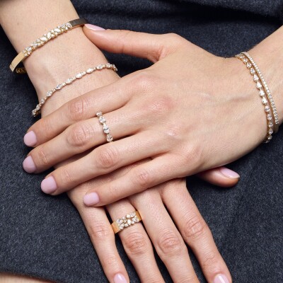 Bague Frojo en or rose et diamants