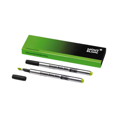 Montblanc 2x Recharges pour Surligneur, Luminous Green