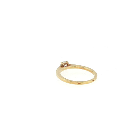 Bague solitaire Frojo en or jaune et diamant