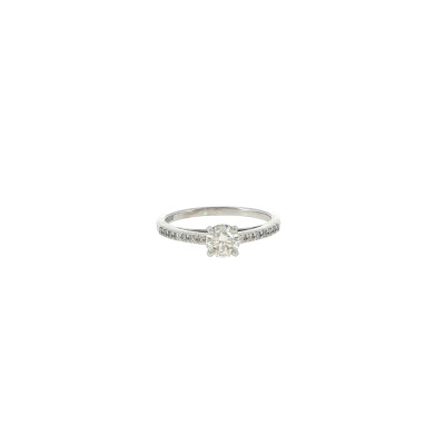 Bague solitaire Frojo en or blanc et diamants
