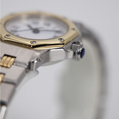 Montre Cartier Santos Ronde or jaune
