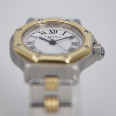Montre Cartier Santos Ronde or jaune
