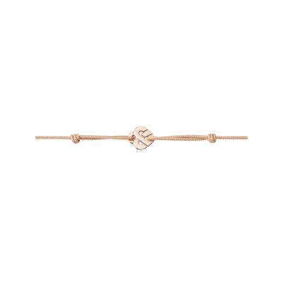 Bracelet Poiray Coeur entrelacé mini en or rose