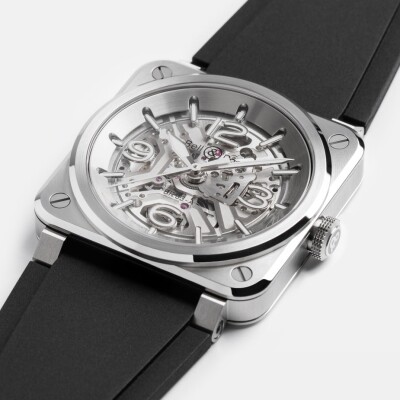 BR03 Skeleton Acier 41mm