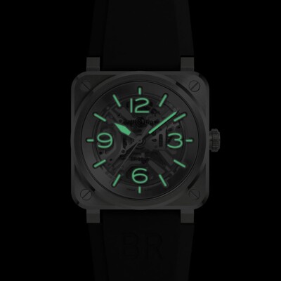 BR03 Skeleton Acier 41mm
