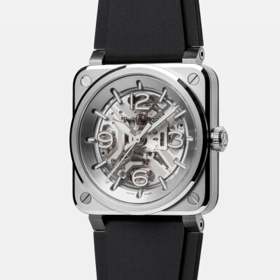 BR03 Skeleton Acier 41mm
