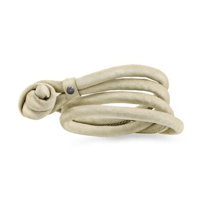 Bracelet Ole Lynggaard sweet drops soie beige small