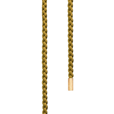 Collier Ole Lynggaard String en soie Mokuba et or jaune