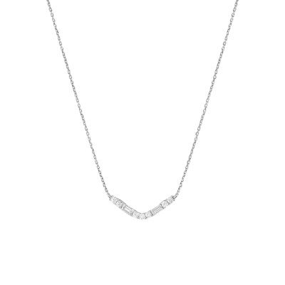 Collier Djula Vénus en or blanc et diamants