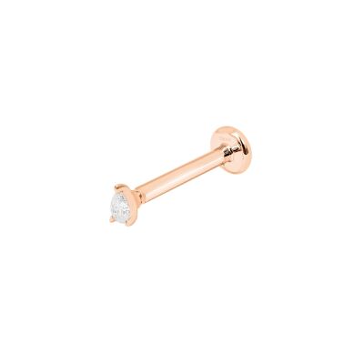 Piercing Djula en or rose et diamant