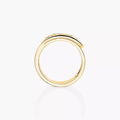Bague Messika Move Noa Ciselé GM en or jaune et diamant