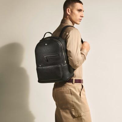 Sac à dos Montblanc companion en cuir noir