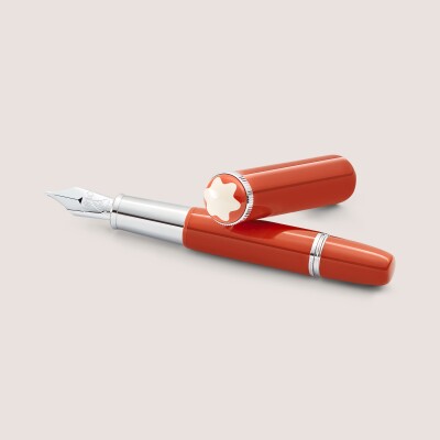 Stylo plume Montblanc Heritage Rouge et Noir « Baby » édition spéciale corail