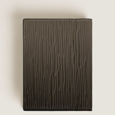 Porte-cartes Montblanc 4CC en cuir Corteccia kaki