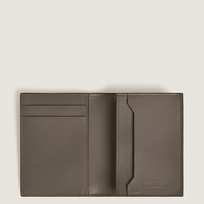 Porte-cartes Montblanc 4CC en cuir Corteccia kaki