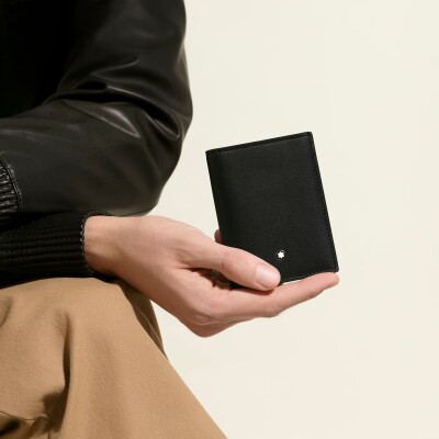 Portefeuille Montblanc 4CC en cuir soft