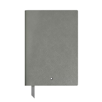 Carnet Montblanc moyen format en cuir sartorial, pages lignées