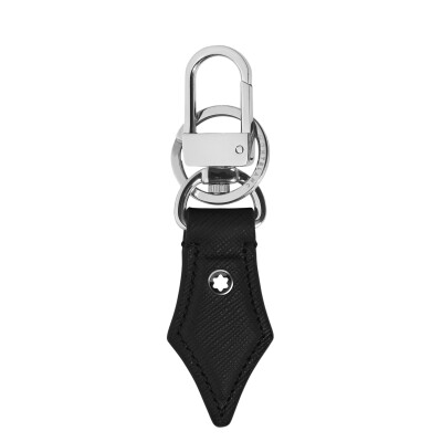 Porte-clés Montblanc en cuir Sartorial noir